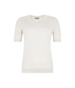 Girocollo a maniche corte in Cashmere Ultrafine
