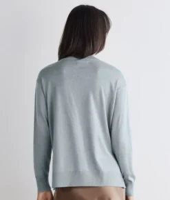 Girocollo con spacchi in Cashmere Ultrafine