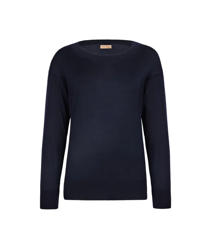 Girocollo con spacchi in Cashmere Ultrafine