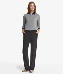 Girocollo con spacchi in Cashmere Ultrafine