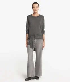Girocollo con spacchi in Cashmere Ultrafine
