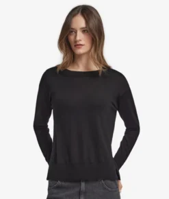 Girocollo con spacchi in Cashmere Ultrafine