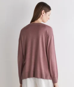 Girocollo con spacchi in Cashmere Ultrafine