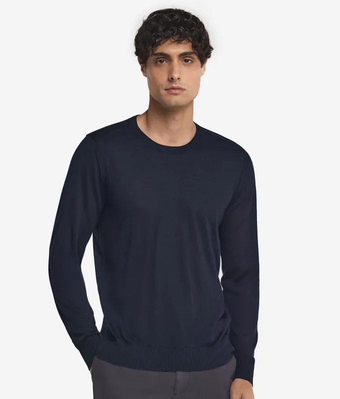 Girocollo in Cashmere Silkfine