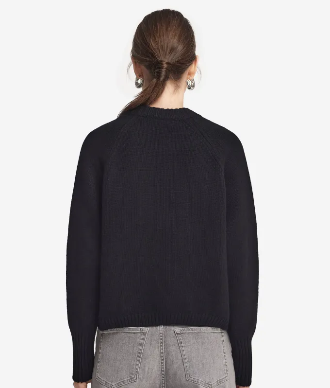 Girocollo in cashmere tricot