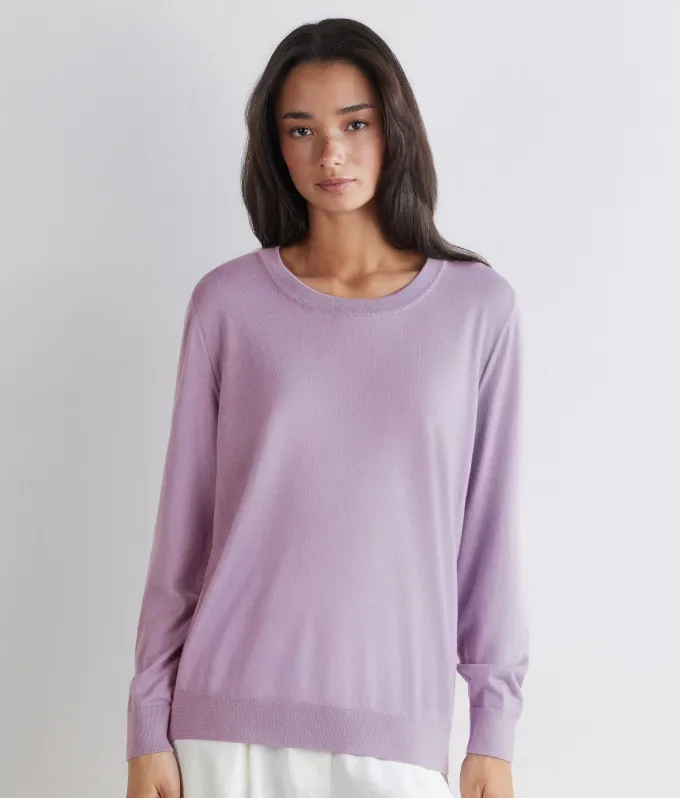 Girocollo in Cashmere Ultrafine