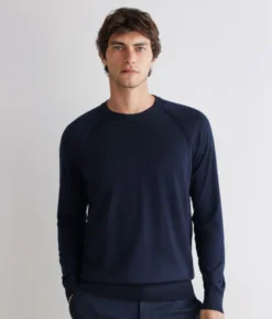 Girocollo manica raglan in Cashmere Ultrafine