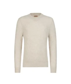 Girocollo punto waffle in Cashmere Ultrasoft