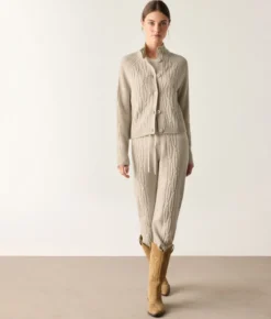 Golfino coste intrecciate in Cashmere Ultrasoft