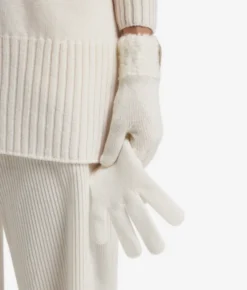 Guanti in Cashmere Ultrasoft e bouclè