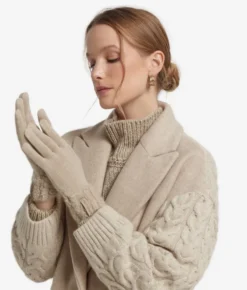 Guanti in Cashmere Ultrasoft e bouclè