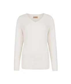 Maglia con dettaglio trecce in Cashmere Ultrasoft
