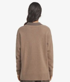 Maglia con dettaglio trecce in Cashmere Ultrasoft