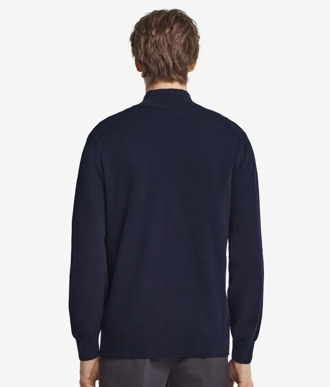 Maglia con mezza zip in Cashmere Ultrasoft