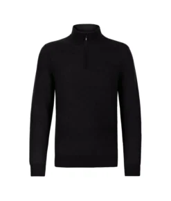 Maglia con mezza zip in Cashmere Ultrasoft