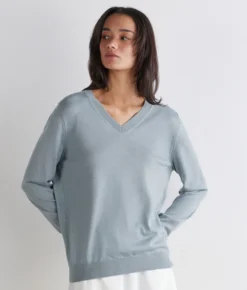 Maglia con scollo a V in Cashmere Ultrafine