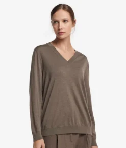 Maglia con scollo a V in Cashmere Ultrafine