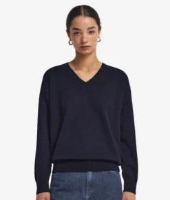 Maglia con scollo a V in Cashmere Ultrasoft