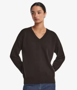 Maglia con scollo a V in Cashmere Ultrasoft