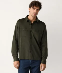 Overshirt in lana