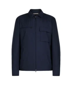 Overshirt tecnico con zip