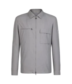 Overshirt tecnico con zip