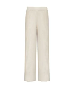 Pantalone a coste lamé