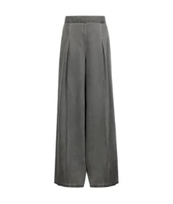 Pantalone ampio delavè