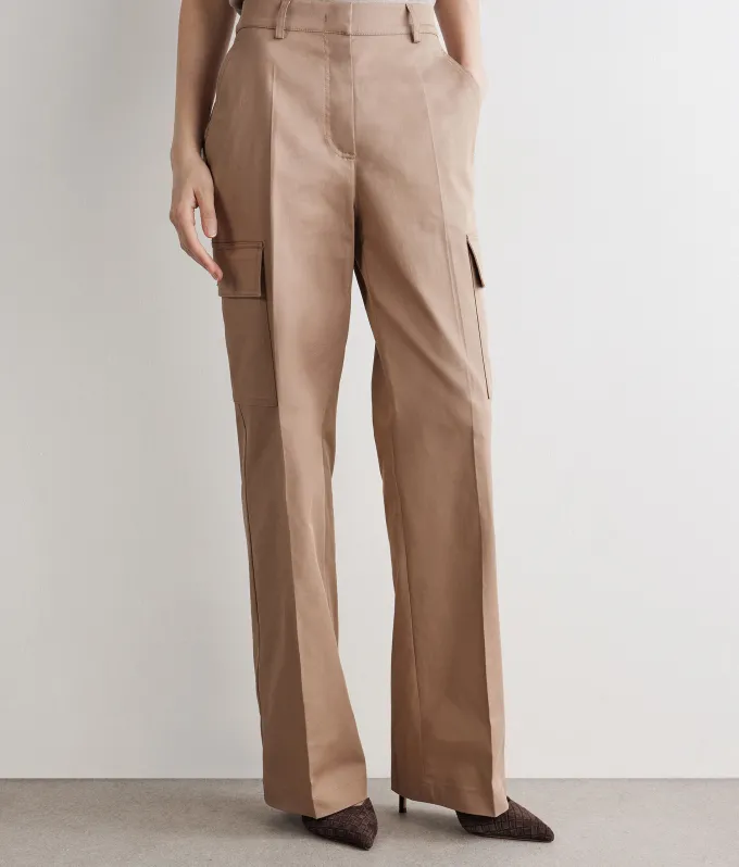 Pantalone cargo in cotone