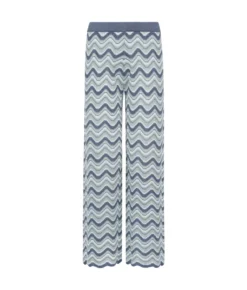Pantalone chevron lamé