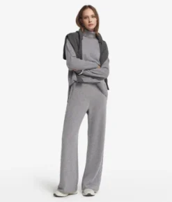 Pantalone con dettaglio trecce in Cashmere Ultrasoft