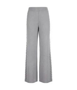 Pantalone con dettaglio trecce in Cashmere Ultrasoft