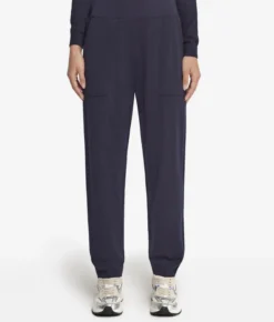 Pantalone con polsino in Cashmere Ultrafine