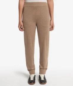 Pantalone con polsino in Cashmere Ultrafine