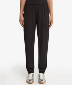 Pantalone con polsino in Cashmere Ultrafine