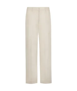 Pantalone con risvolto in cotone