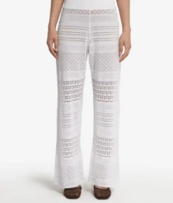 Pantalone crochet in cotone