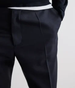Pantalone in cashmere seta
