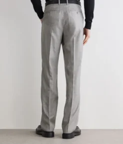Pantalone in cashmere seta