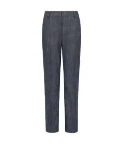 Pantalone in cotone effetto denim