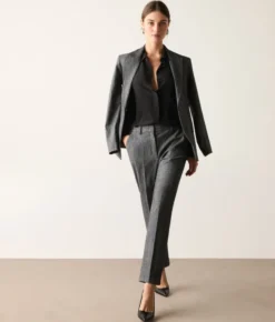 Pantalone in cotone effetto denim