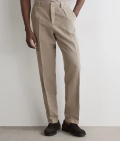 Pantalone in cotone e lino
