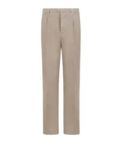 Pantalone in cotone e lino