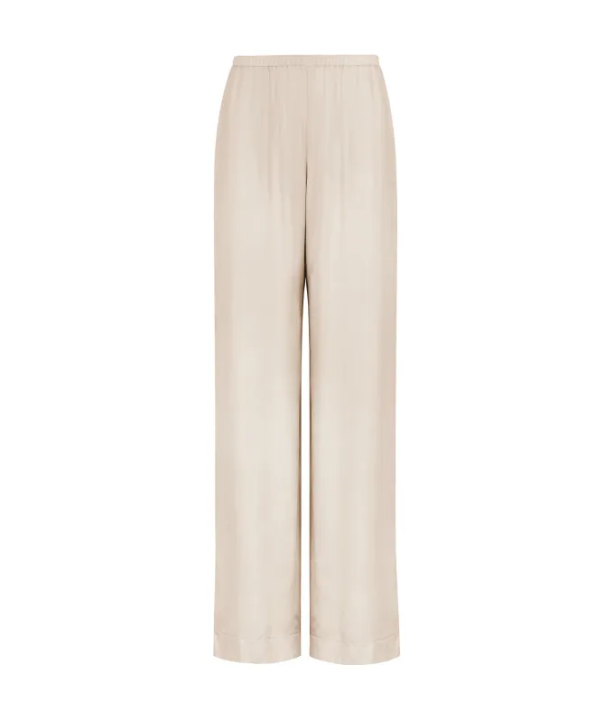 Pantalone in raso opaco