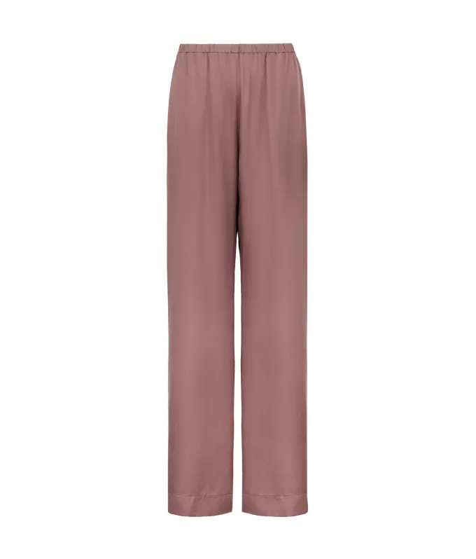 Pantalone in raso opaco