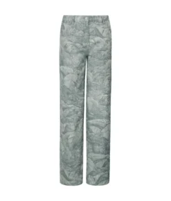 Pantalone jacquard in cotone