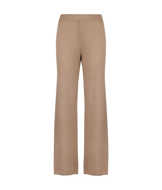 Pantalone palazzo in Cashmere Ultrafine