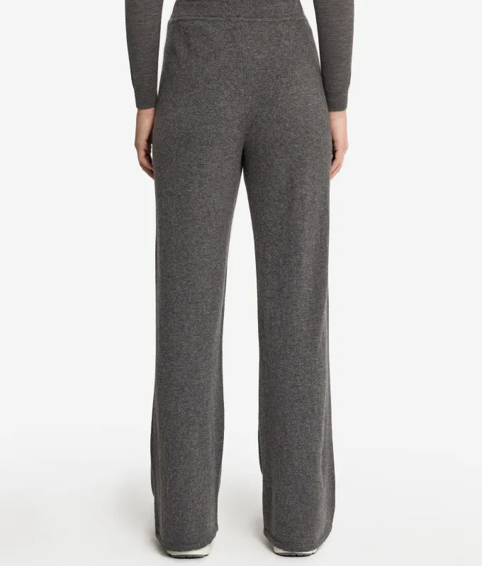 Pantalone palazzo in Cashmere Ultrasoft