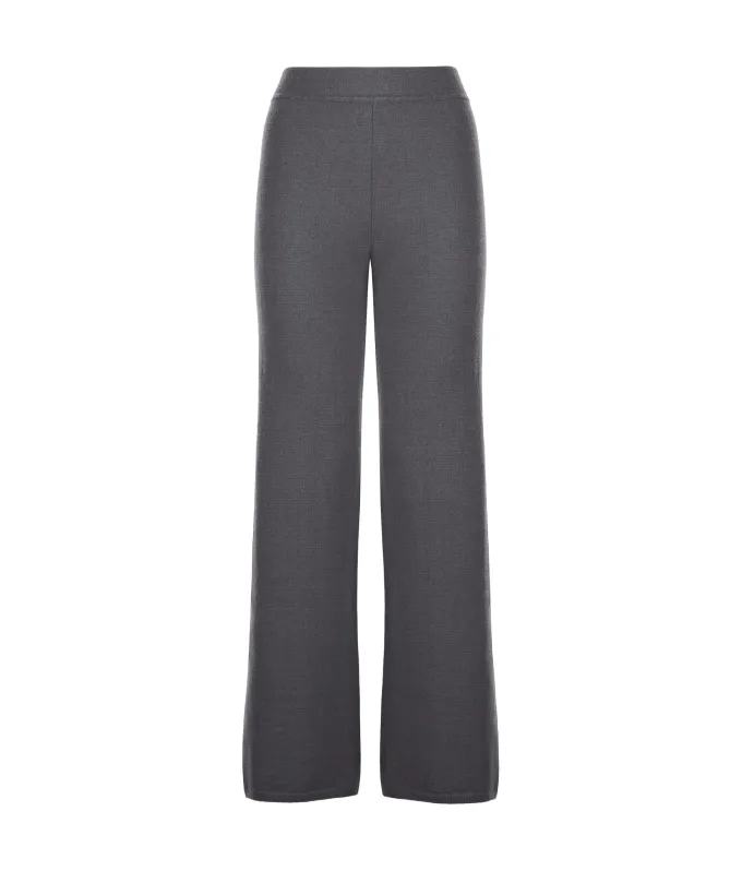 Pantalone palazzo in Cashmere Ultrasoft