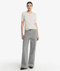 Pantalone palazzo in cotone